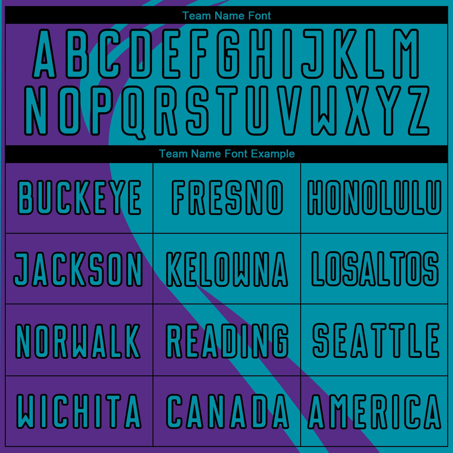 Personalized Purple Teal-Black Curve Lines Sublimation Soccer Uniform Jersey Team Custom Name and Number Personalized Purple Teal-Black Curve Lines Sublimation Soccer Uniform Jersey Team Custom Name and Number - Image 5