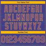 Personalized Purple Teal-Gold Authentic City Edition Basketball Jersey Team Custom Name and Number