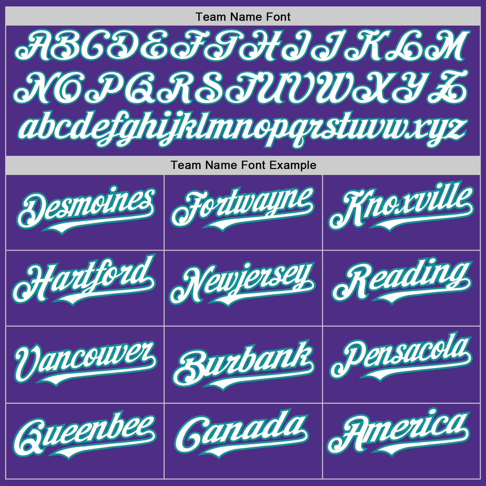 Personalized Purple Teal Pinstripe White Two-Button Unisex Softball Jersey Team Custom Name and Number Personalized Purple Teal Pinstripe White Two-Button Unisex Softball Jersey Team Custom Name and Number - Image 4
