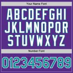Personalized Purple Teal-White 3D Pattern Design Gradient Style Twinkle Star Authentic Baseball Jersey Team Custom Name and Number