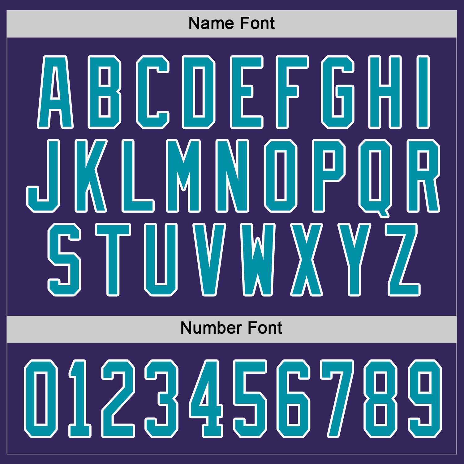 Personalized Purple Teal-White Hockey Jersey Personalized Purple Teal-White Hockey Jersey - Image 4