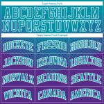 Personalized Purple Teal-White Round Neck Sublimation Basketball Suit Jersey Team Custom Name and Number