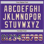 Personalized Purple Vintage USA Flag-City Cream Two-Button Unisex Softball Jersey Team Custom Name and Number