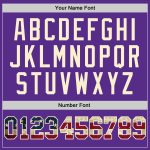 Personalized Purple Vintage USA Flag-Cream Authentic Throwback Basketball Jersey Team Custom Name and Number