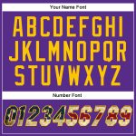 Personalized Purple Vintage USA Flag-Gold Authentic Baseball Jersey Team Custom Name and Number