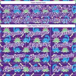 Personalized Purple White 3D Pattern Design Dinosaur Performance T-Shirt Team Custom Name and Number