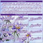 Personalized Purple White 3D Pattern Design Flowers Performance T-Shirt Team Custom Name and Number