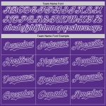 Personalized Purple White 3D Pattern Design Rave Psychedelic Liquid And Skull Authentic Baseball Jersey Team Custom Name and Number