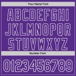 Personalized Purple White 3D Pattern Design Rave Psychedelic Liquid And Skull Authentic Baseball Jersey Team Custom Name and Number