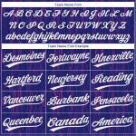 Personalized Purple White 3D Pattern Two-Button Unisex Softball Jersey Team Custom Name and Number