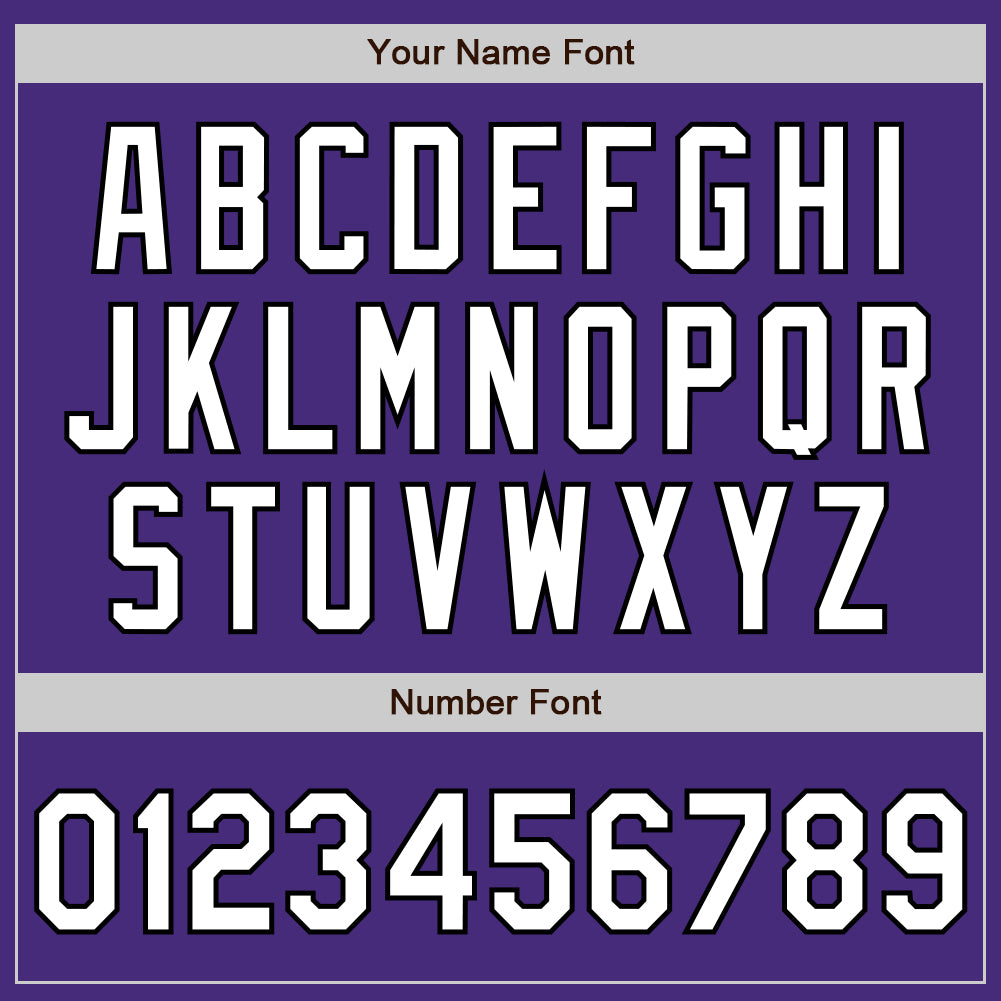 Personalized Purple White-Black Authentic Fade Fashion Baseball Jersey Personalized Purple White-Black Authentic Fade Fashion Baseball Jersey - Image 3