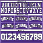 Personalized Purple White-Black Authentic Throwback Basketball Shorts Team Custom Name and Number