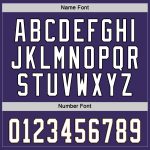 Personalized Purple White-Black Hockey Jersey Team Custom Name and Number