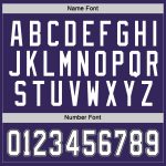 Personalized Purple White-Black Hockey Jersey