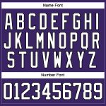 Personalized Purple White-Black Hockey Lace Neck Jersey Team Custom Name and Number
