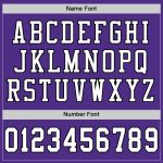 Personalized Purple White-Black Mesh Authentic Football Jersey