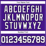 Personalized Purple White-Black Mesh Authentic Throwback Baseball Jersey