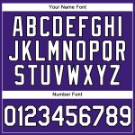 Personalized Purple White-Black Performance Vapor Golf Polo Shirt Team Custom Name and Number