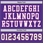 Personalized Purple White Black-Pink Mesh Authentic Football Jersey Team Custom Name and Number