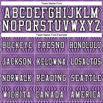 Personalized Purple White-Black Round Neck Sublimation Basketball Suit Jersey