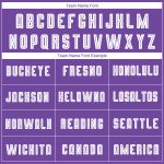 Personalized Purple White-Black Sublimation Fade Fashion Soccer Uniform Jersey Team Custom Name and Number