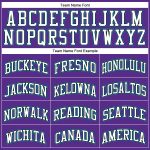 Personalized Purple White Black-Teal Authentic Throwback Basketball Jersey Team Custom Name and Number