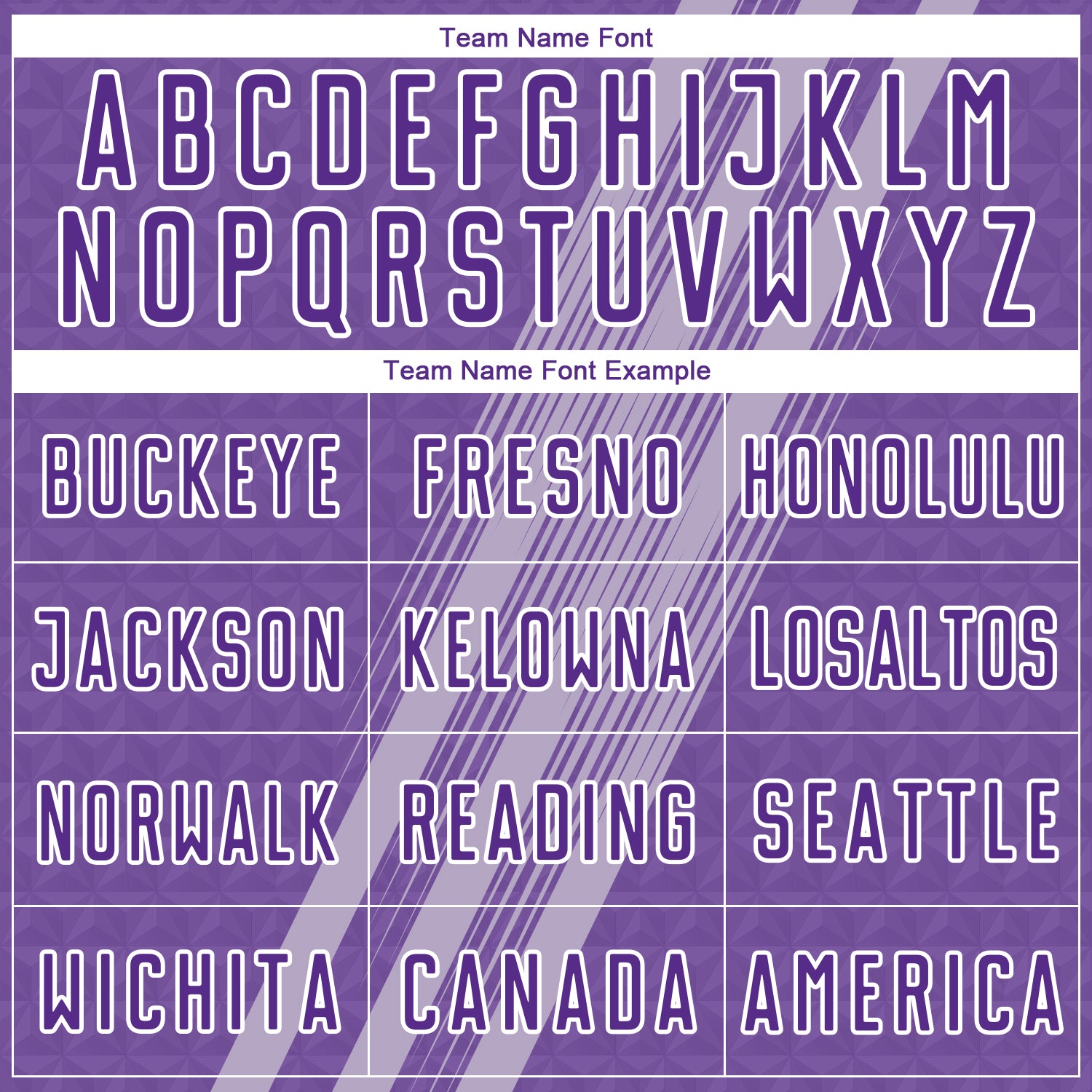 Personalized Purple White Diagonal Lines Sublimation Soccer Uniform Jersey Team Custom Name and Number Personalized Purple White Diagonal Lines Sublimation Soccer Uniform Jersey Team Custom Name and Number - Image 5