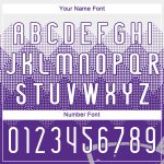 Personalized Purple White Geometric Shape Sublimation Volleyball Uniform Jersey Team Custom Name and Number