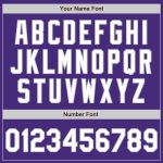 Personalized Purple White-Gray Authentic Baseball Jersey