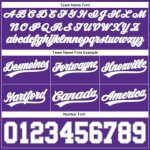 Personalized Purple White-Gray Authentic Basketball Shorts Team Custom Name and Number