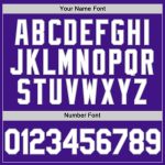 Personalized Purple White-Gray Authentic Throwback Baseball Jersey Team Custom Name and Number