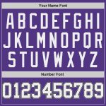 Personalized Purple White-Gray Authentic Throwback Basketball Jersey