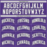 Personalized Purple White-Gray Authentic Throwback Basketball Jersey