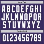 Personalized Purple White-Gray Hockey Jersey Team Custom Name and Number