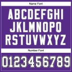 Personalized Purple White-Gray Mesh Authentic Football Jersey Team Custom Name and Number