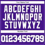 Personalized Purple White-Gray Mesh Authentic Throwback Baseball Jersey