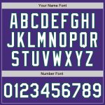 Personalized Purple White-Kelly Green Authentic Raglan Sleeves Baseball Jersey Team Custom Name and Number
