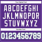 Personalized Purple White-Kelly Green Authentic Throwback Basketball Jersey