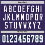 Personalized Purple White-Kelly Green Hockey Jersey