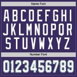 Personalized Purple White-Kelly Green Hockey Jersey Team Custom Name and Number
