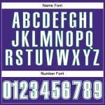 Personalized Purple White-Kelly Green Mesh Authentic Football Jersey Team Custom Name and Number