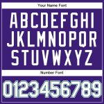 Personalized Purple White-Kelly Green Performance Vapor Golf Polo Shirt Team Custom Name and Number