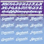 Personalized Purple White-Light Blue 3D Pattern Design Gradient Square Shapes Authentic Baseball Jersey Team Custom Name and Number