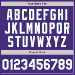 Personalized Purple White-Light Blue Authentic Raglan Sleeves Baseball Jersey Team Custom Name and Number