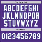 Personalized Purple White-Light Blue Authentic Throwback Basketball Jersey Team Custom Name and Number