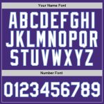 Personalized Purple White-Light Blue Authentic Throwback Basketball Jersey