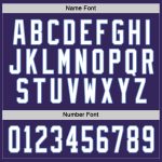 Personalized Purple White-Light Blue Hockey Jersey