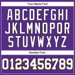 Personalized Purple White-Old Gold Authentic Sleeveless Baseball Jersey Team Custom Name and Number