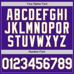 Personalized Purple White-Old Gold Authentic Throwback Baseball Jersey Team Custom Name and Number