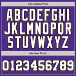 Personalized Purple White-Old Gold Authentic Throwback Basketball Jersey Team Custom Name and Number